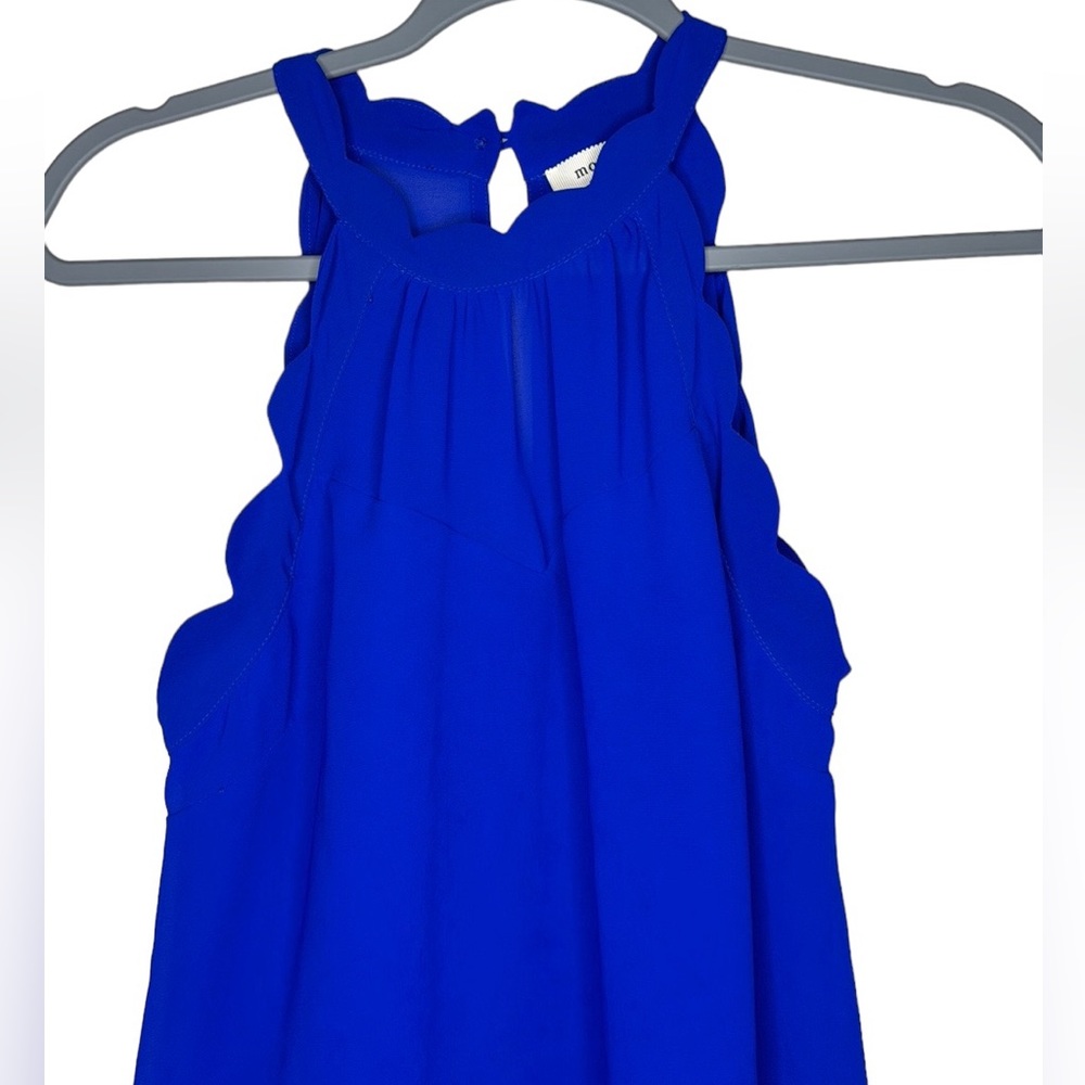 Monteau Blue Halter Tank Top